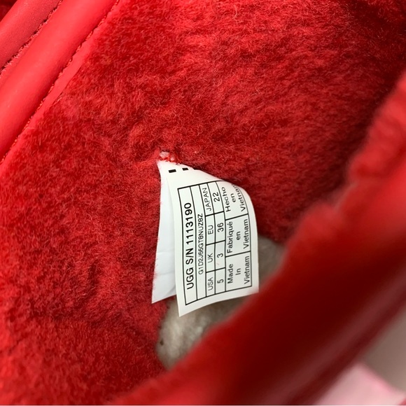 NWOT: UGG Women's Classic Clear Mini Plush Ankle Boot Size 5 - Picture 5 of 8